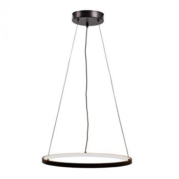 Eurolux P1341 Ring LED Pendant 400mm 20W 3000K Matt Black