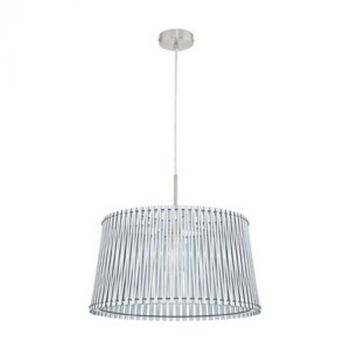 Eurolux P175W Sendero Pendant 450mm White Wood