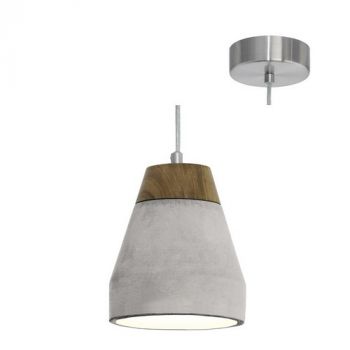 Eurolux P184 Tarega 1 Light Pendant Grey