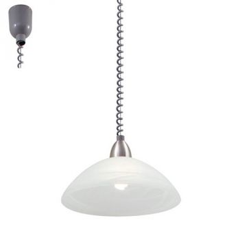 Eurolux P289SC LORD 2 PENDANT Satin Chrome/ALBASTER Satin Chrome