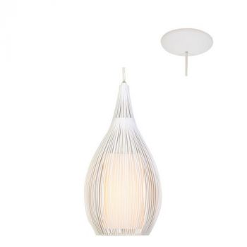 Eurolux P465 Razoni Pendant Steel/Glass White (E27) White