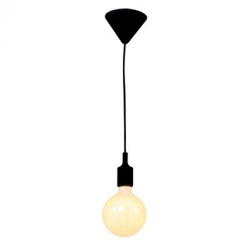 Eurolux P470B, P470GY, P470W Pendant Silicone E27 Suspension Cord Set (Multiple Colours/Finishes)