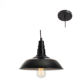 Eurolux P471 Pendant Aluminium Black Black