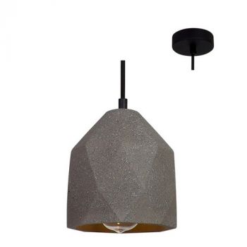 Eurolux P751 Pendant 180 X 200 X 1500 E27 Dark Concrete Grey