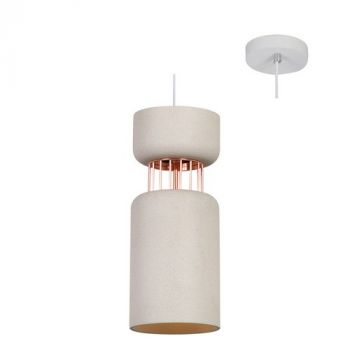 Eurolux P752 Pendant 160 X 370 X 1500 E27 White Sandstone White