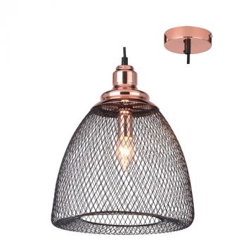 Eurolux P768 Pendant Copper/Black 285mm Copper