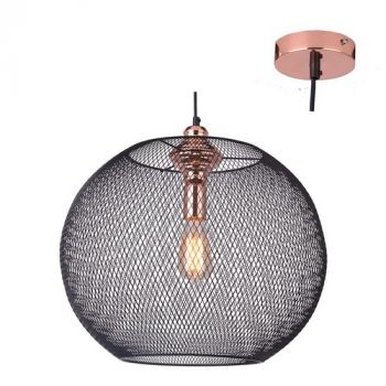Eurolux P770 Pendant Copper/Black 500mm Copper