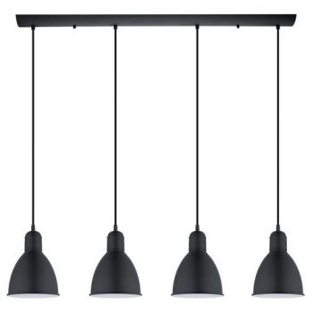 Eurolux P821B Priddy Four Light Black Black