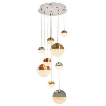 Eurolux P871 Halola 9LT Pendant 450mm Chrome
