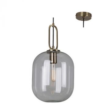 Eurolux P899CL Hallstat Pendant Bronze With Glass 250mm Ancient Bronze Clear