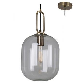 Eurolux P901CL Hallstat Pendant Bronze With Glass 440mm Ancient Bronze Clear