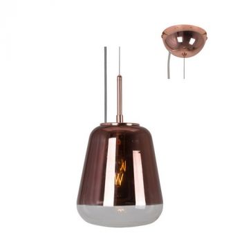 Eurolux P932 ToLEDo Pendant Copper Transparent Glass Copper