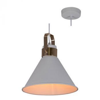 Eurolux P963 Monroe Pendant Metal White And Copper White And Gold