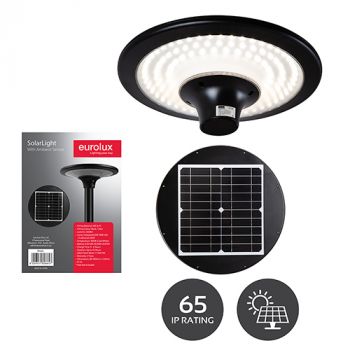 Eurolux PR245 Solar Sensor Light Black LED 2300lm 4000K