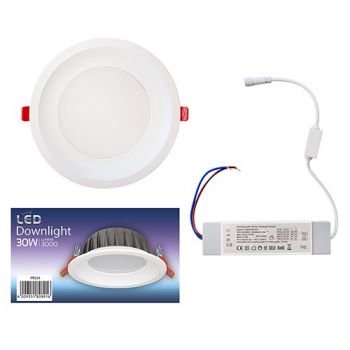 Eurolux PR254 Downlight Ivory White LED 30w CCT and Triac Dimmable