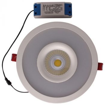 Eurolux PR342 Xin LED Downlight Round 20W 4000K Black/White