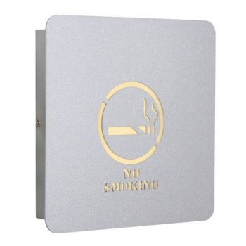 Eurolux PR355 Xin LED Wall Light No Smoking 8W 4000K Grey