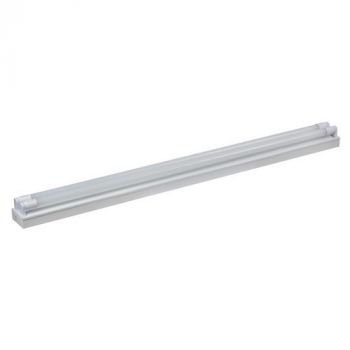 Eurolux PR40L Open Channel Wired For 2 X 18W T8 LED White