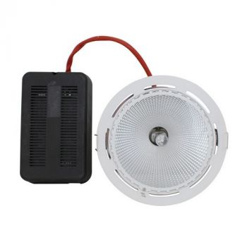 Eurolux PR66 Large Round Grey Aluminium Downlight