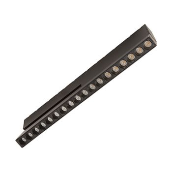 Eurolux PR725D Magnetic Track Spotlight LED 18X1W Black 3000K Dimmable Black