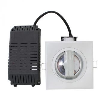 Eurolux PR73 Small Square Black Aluminium