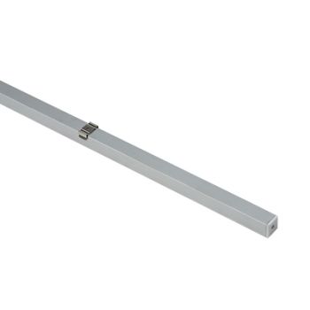 Eurolux PR750 OML LED Strip Profile 2Xend Caps Clips Screws 1M Length Silver