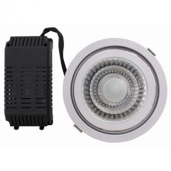 Eurolux PR76S Medium Round Silver Aluminium Tilt