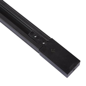 Eurolux PR788 3-Wire 1M Track Black Incl. Ending Plug & Power Connector Black