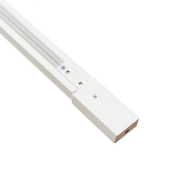 Eurolux PR788W 3-Wire 1M Track White Including Ending Plug and Power Connector