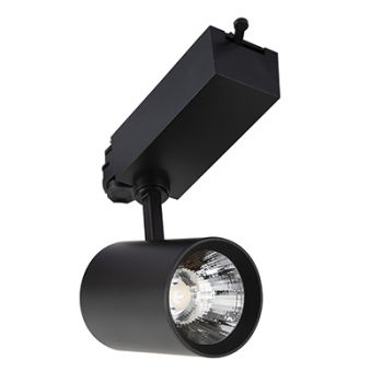 Eurolux PR897BL COB Track Spot Black LED 20w 4000K 4 Wires
