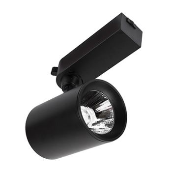 Eurolux PR899BL Cob Track Spot Black LED 30W 4000K 3 Wires Black & White