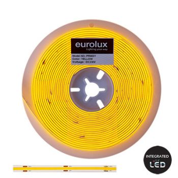 Eurolux PR903Y Cob Strip Light 5m IP20 LED 10W/M Yellow