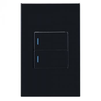 Eurolux RES51 Horizon Modern 2L2W Switch White