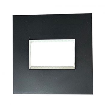 Eurolux RES63 Horizon Modern Single Socket Grid Black