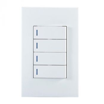 Eurolux RES68 Horizon Modern 4L1W Switch White