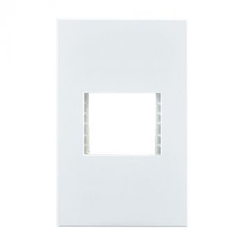 Eurolux RES70 Horizon Modern 2 Lever Grid Plate White