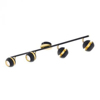 Eurolux S146BG Nocito Four Light Black Gold