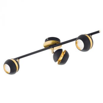 Eurolux S148BG Nocito Three Light Black Gold