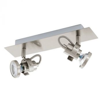 Eurolux S150 Tukon 3 Spot 2 Lights Satin Chrome
