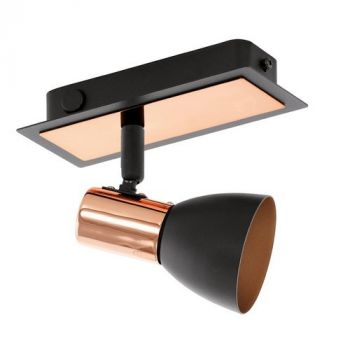 Eurolux S156 Barnham Spot One Light Black Copper