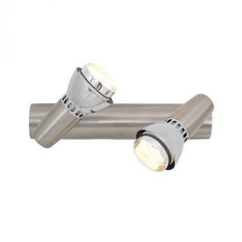 Eurolux S183SC Zap Spot 2 Lights Bar Satin Chrome