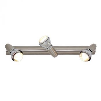 Eurolux S184SC Zap Spot 3 Lights Bar Satin Chrome