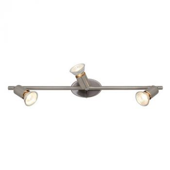 Eurolux S216SC Buzz 3 Spot Bar Gu10 Satin Chrome