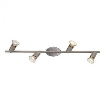 Eurolux S217SC Buzz 4 Spot Bar Gu10 Satin Chrome
