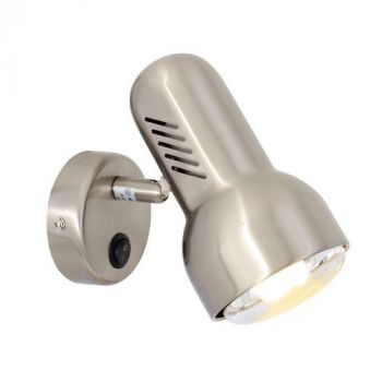Eurolux S240SC Spot Turbo Single R80 Sc+Switch Satin Chrome
