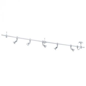 Eurolux S364 Vilanova 5Lt Track Spot Aluminium/Chrome