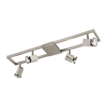 Eurolux S370 LED Zeraco 4Lt Spot Bar - Satin Chrome