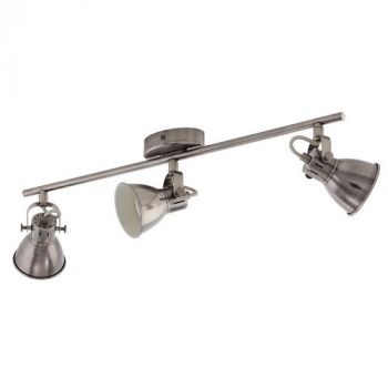 Eurolux S448 Seras LED Spotlight 3L GU10 Nickel-Antique/Cream Antique Nickel, Cream