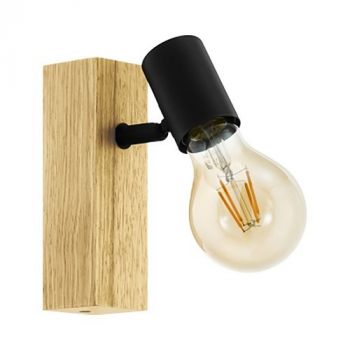 Eurolux S450 Townshend 3 Spot 1L LED E27 10W Oak/Black