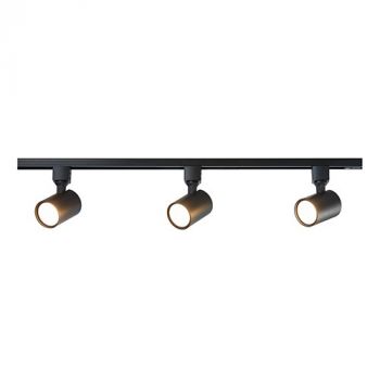 Eurolux S460B Elos 3LT Track Spotlight Black GU10 3 x 5w